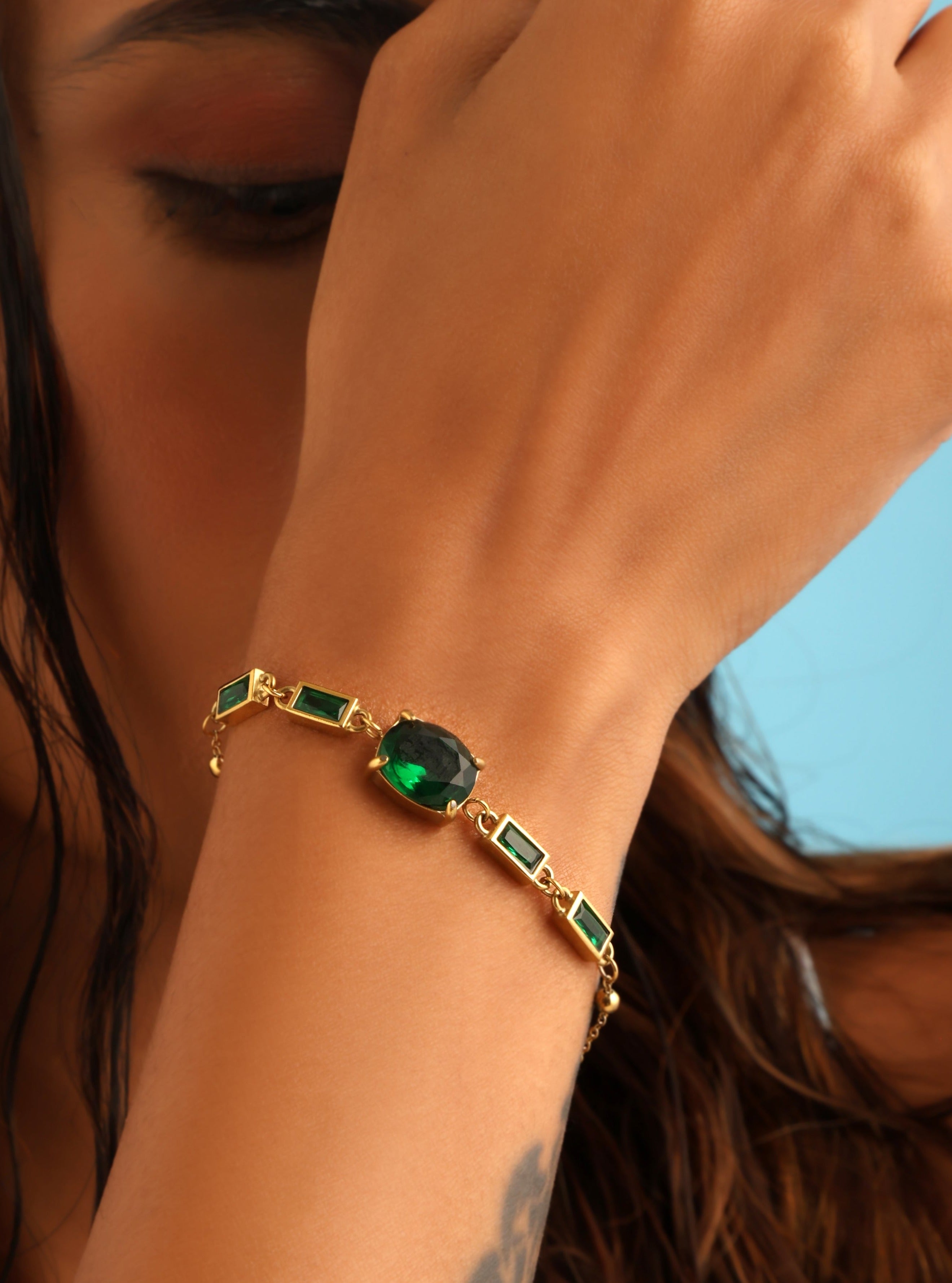 Emerald Bracelet - Temu