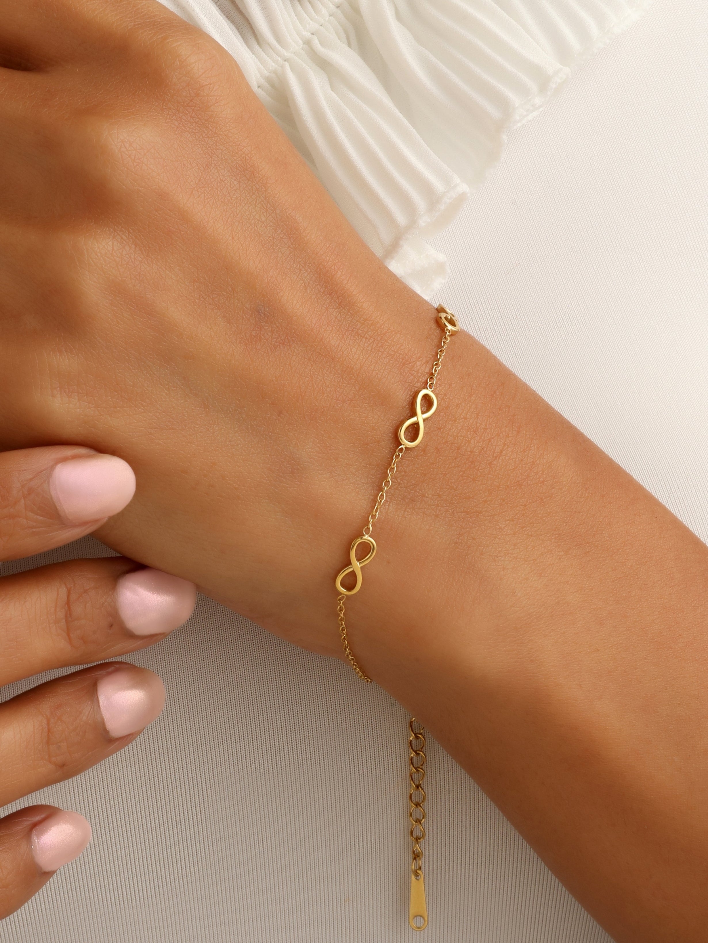 Gold Infinity Bracelet