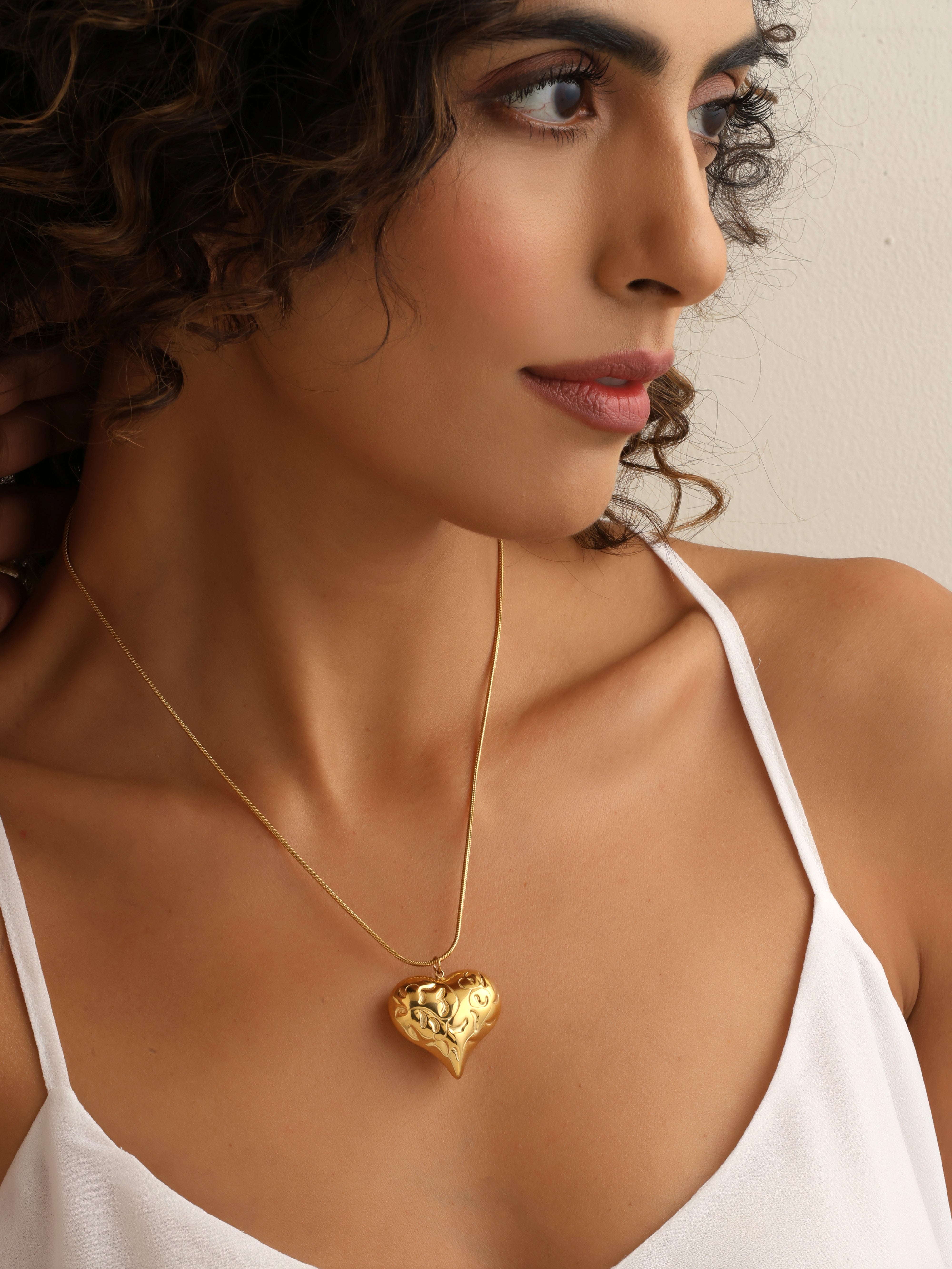 Ella Statement Heart Necklace