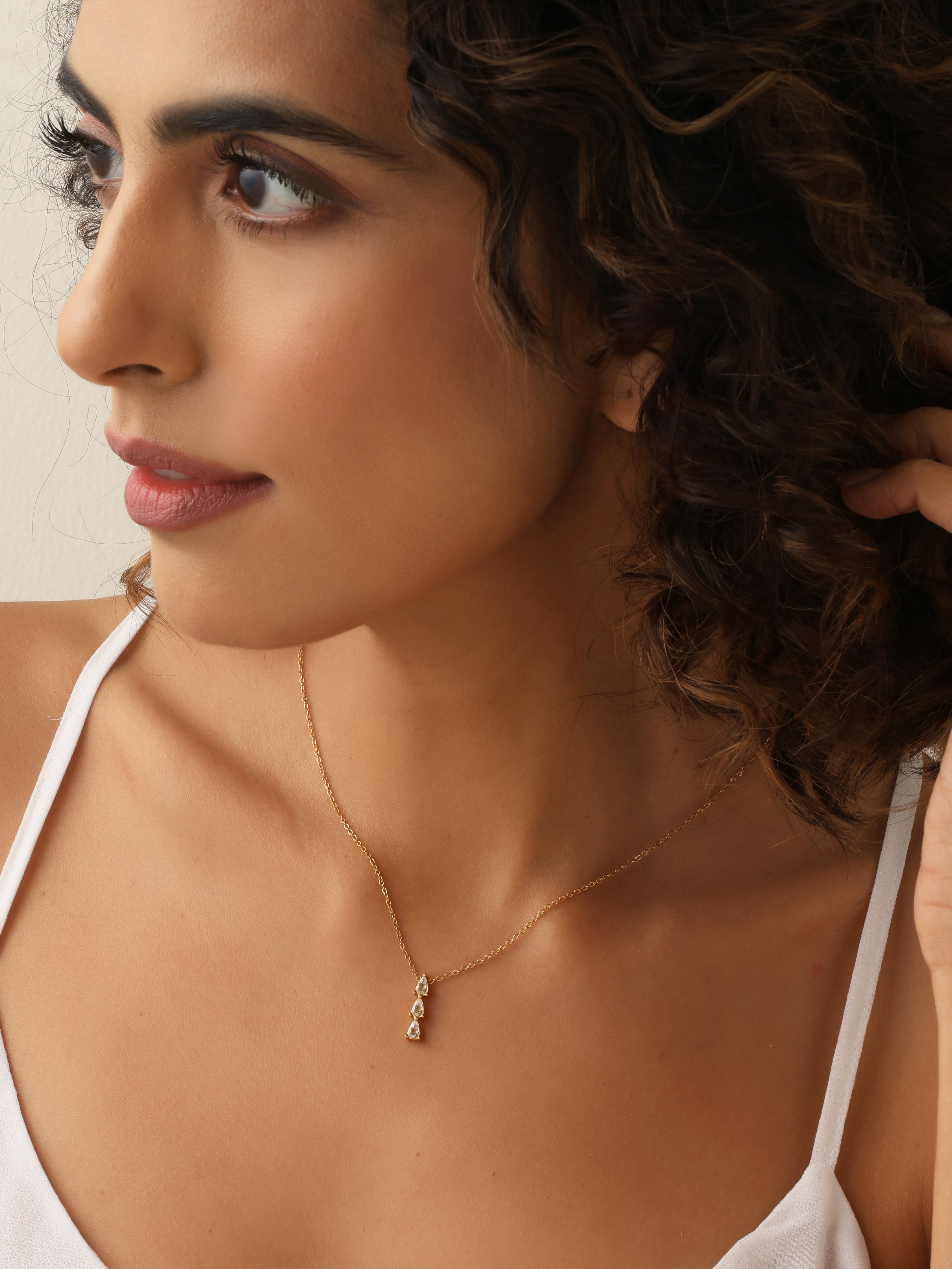 Entwined Solitaire Necklace