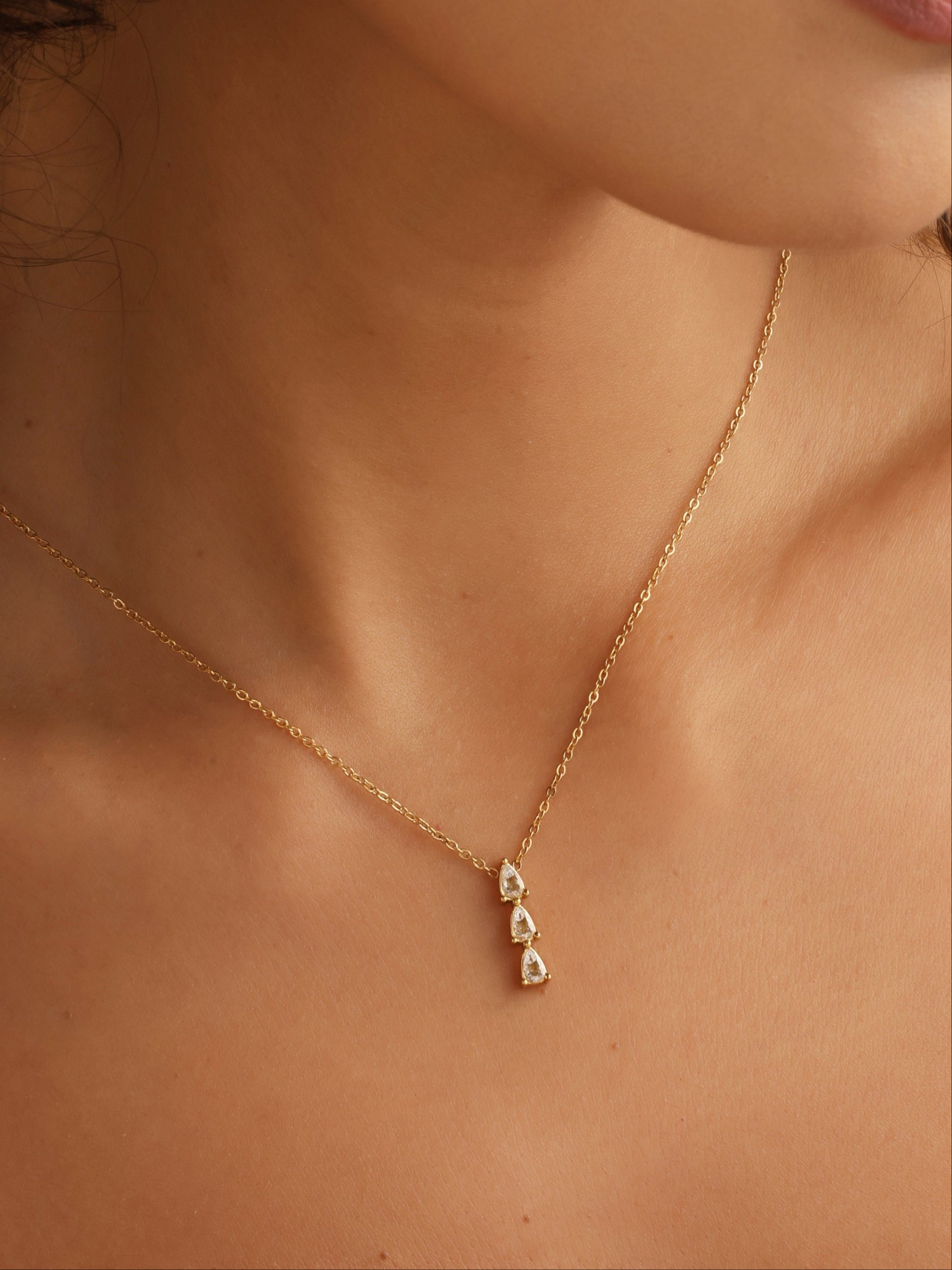 Entwined Solitaire Necklace