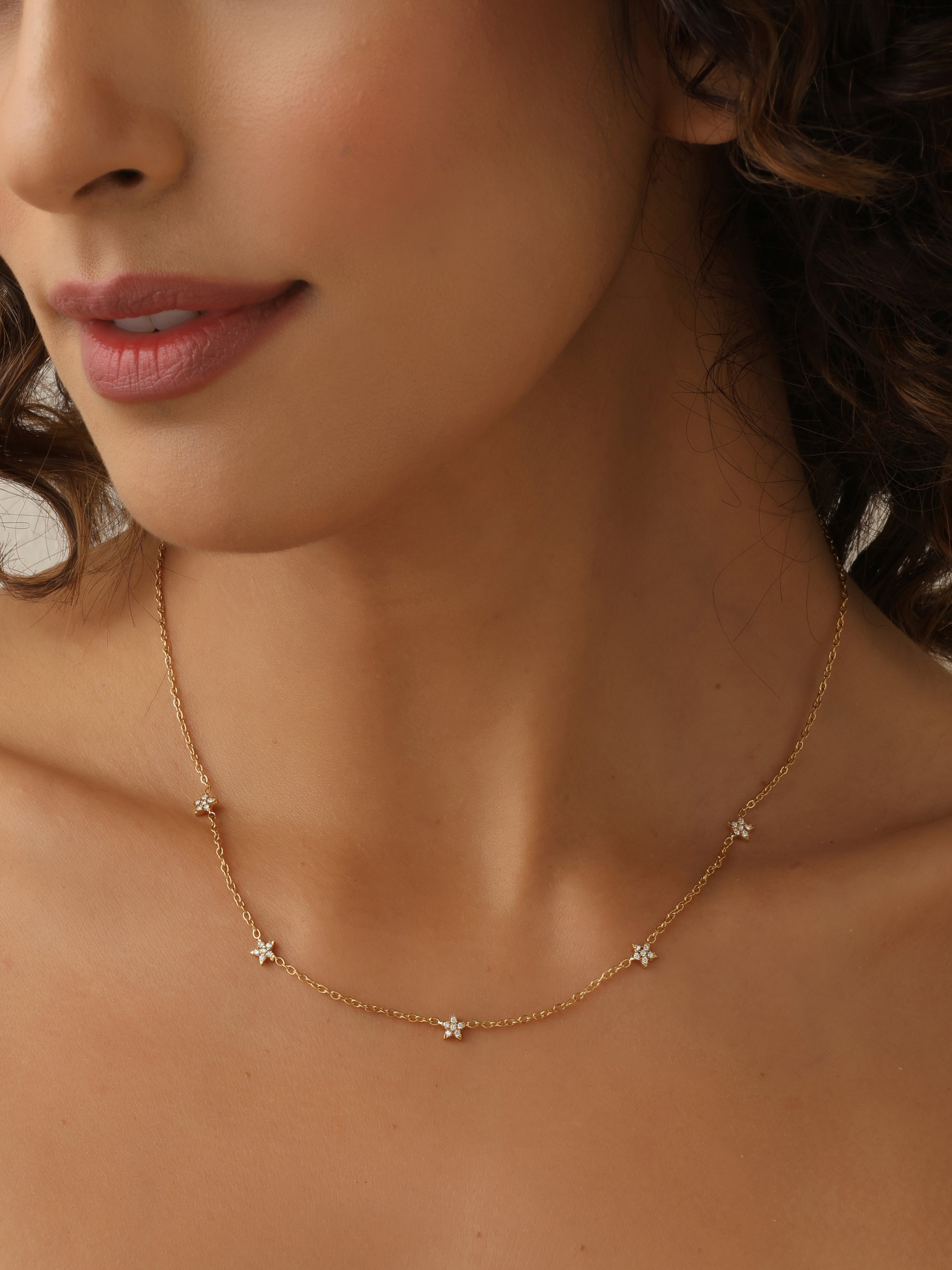 Minimal Star Necklace