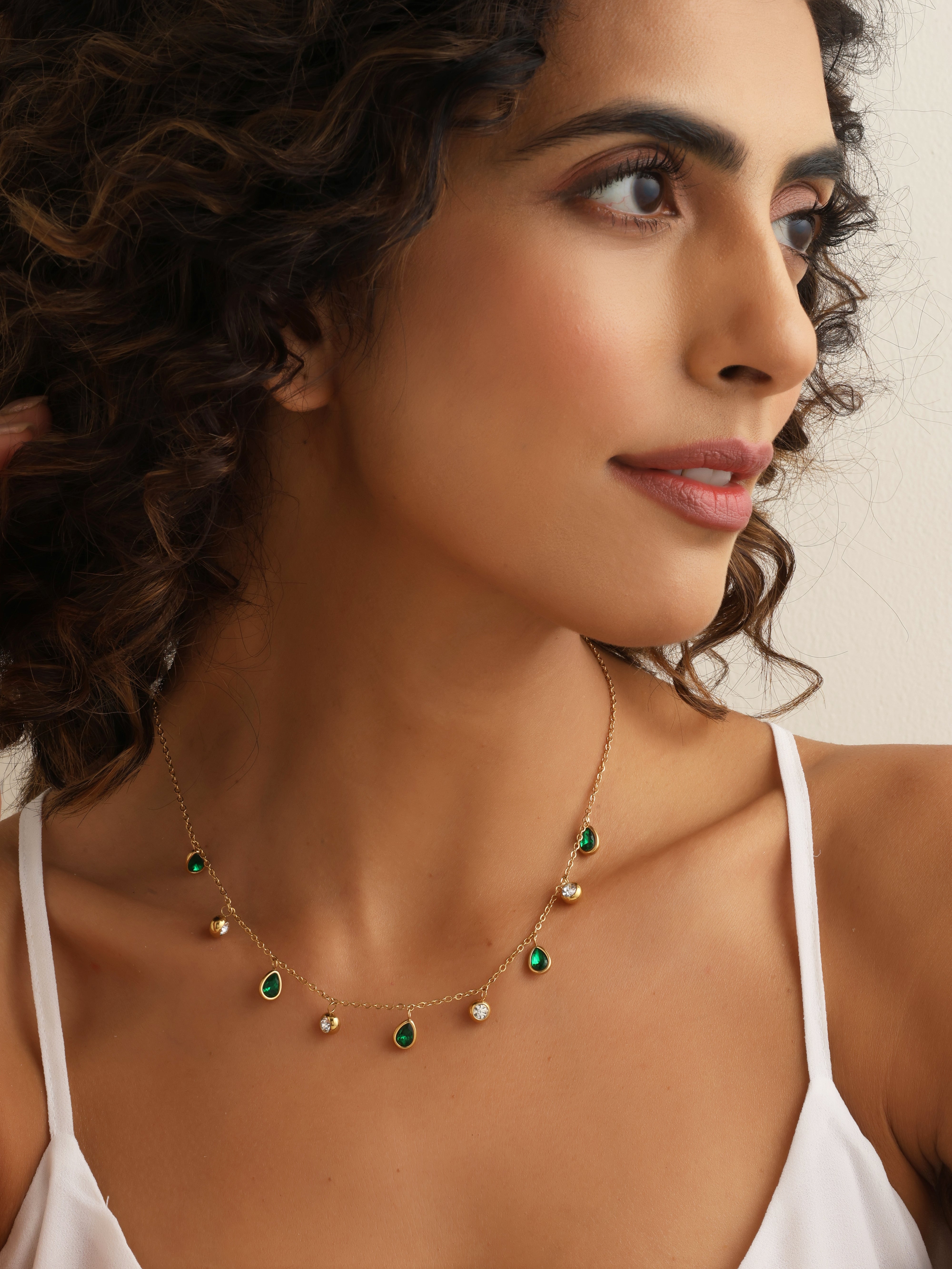 Dazzling Emerald Necklace