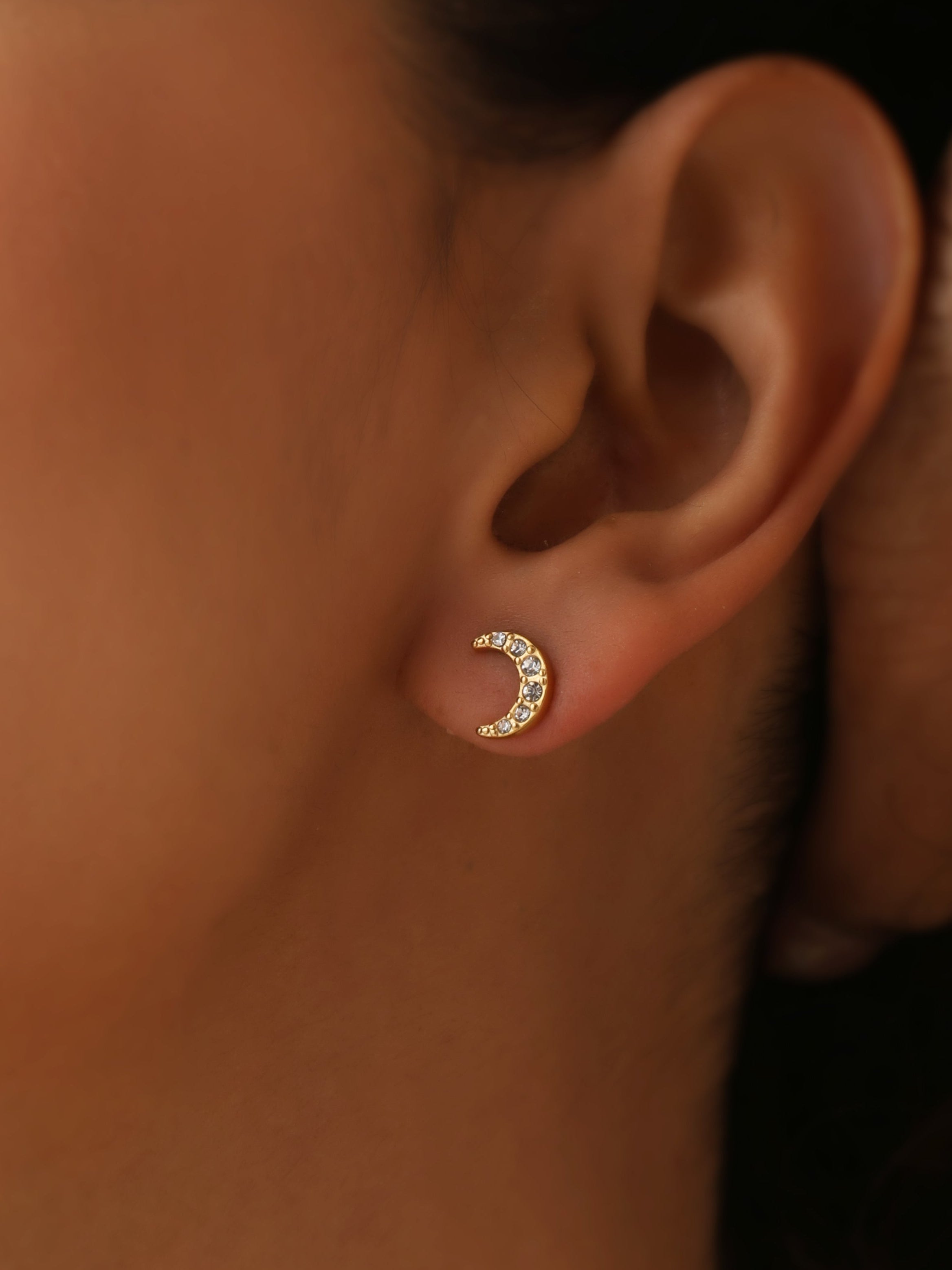 Mini Moon Studs