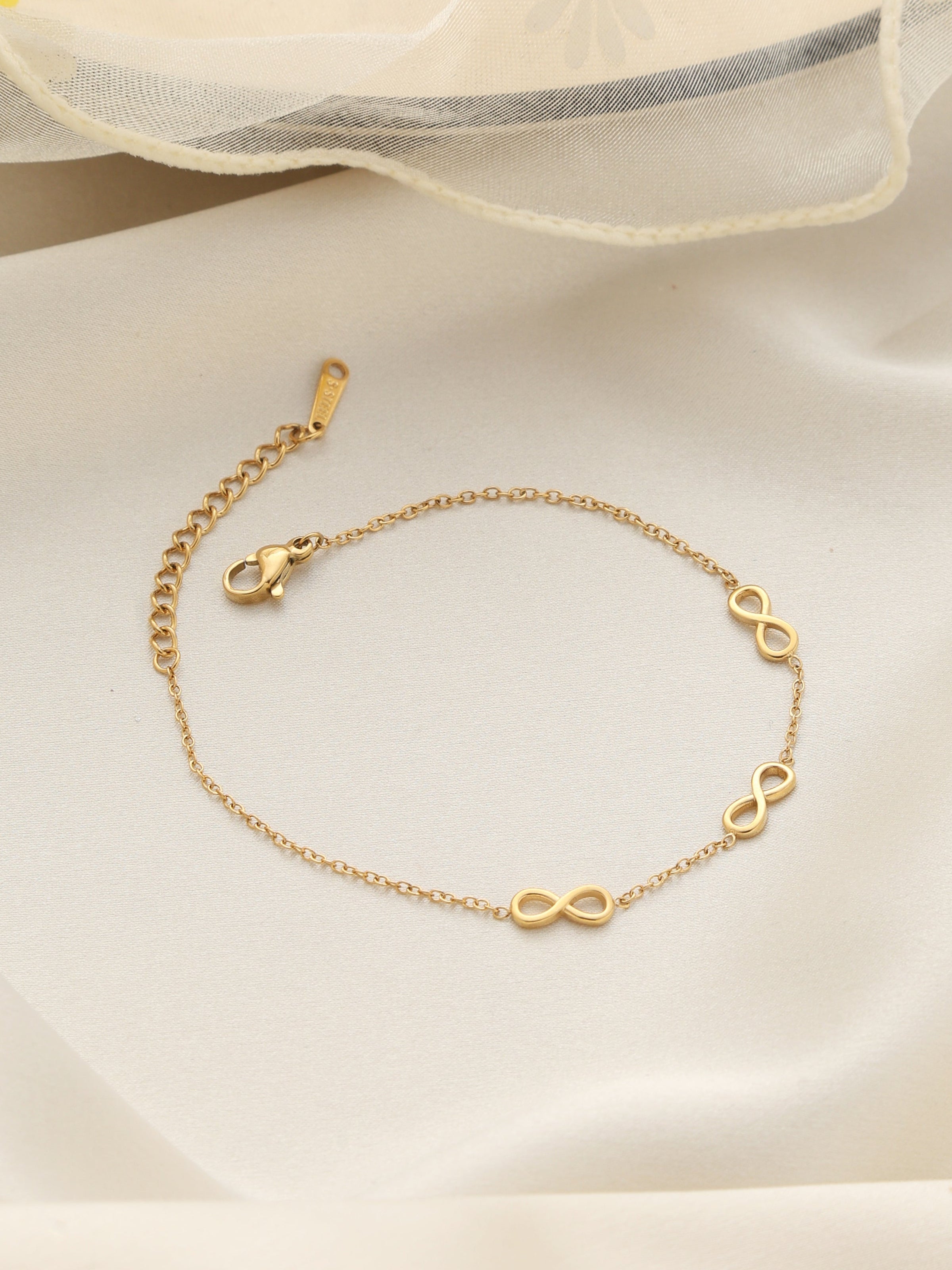 Gold Infinity Bracelet