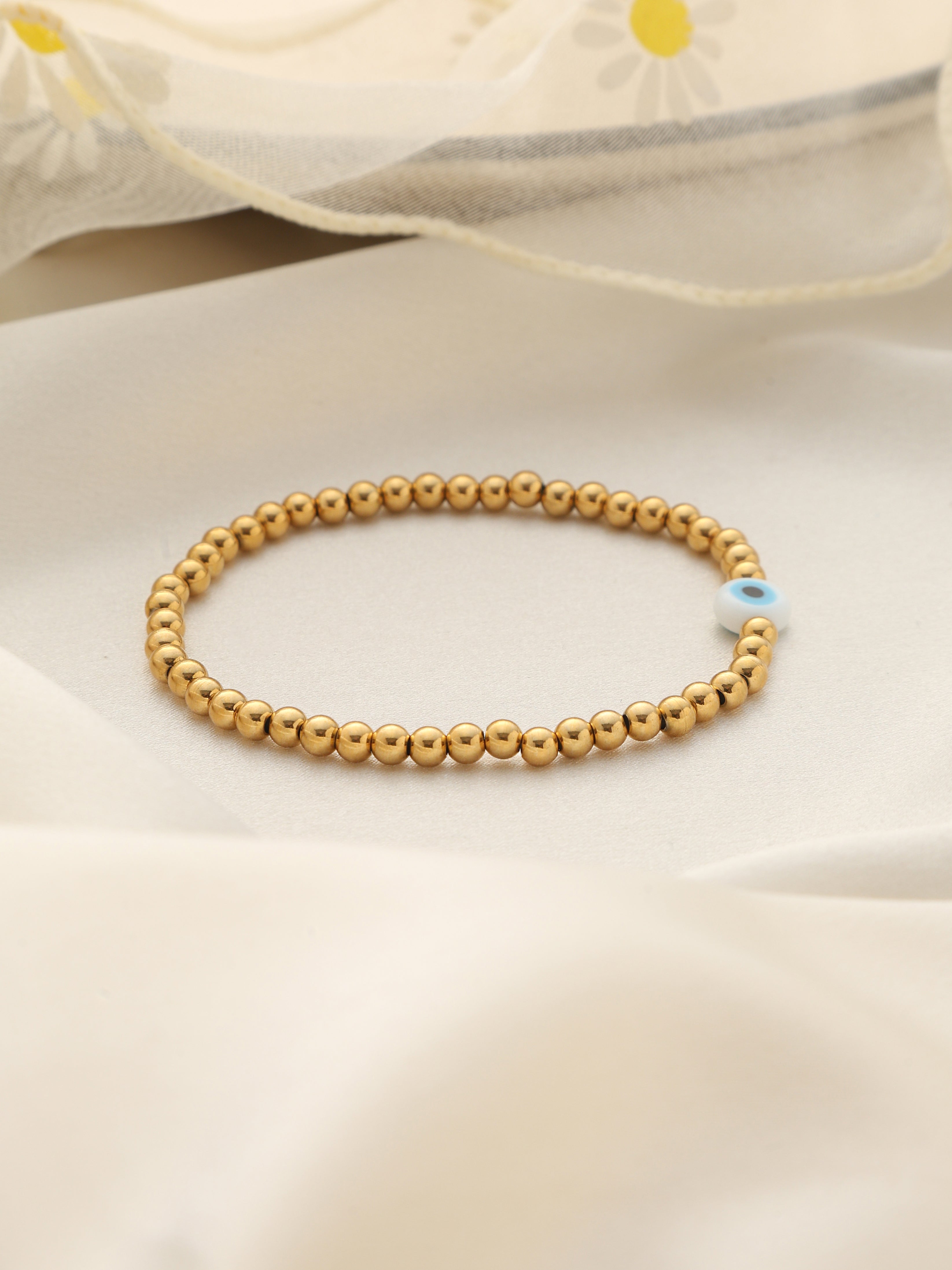 Stretchable Beaded Eye Bracelet