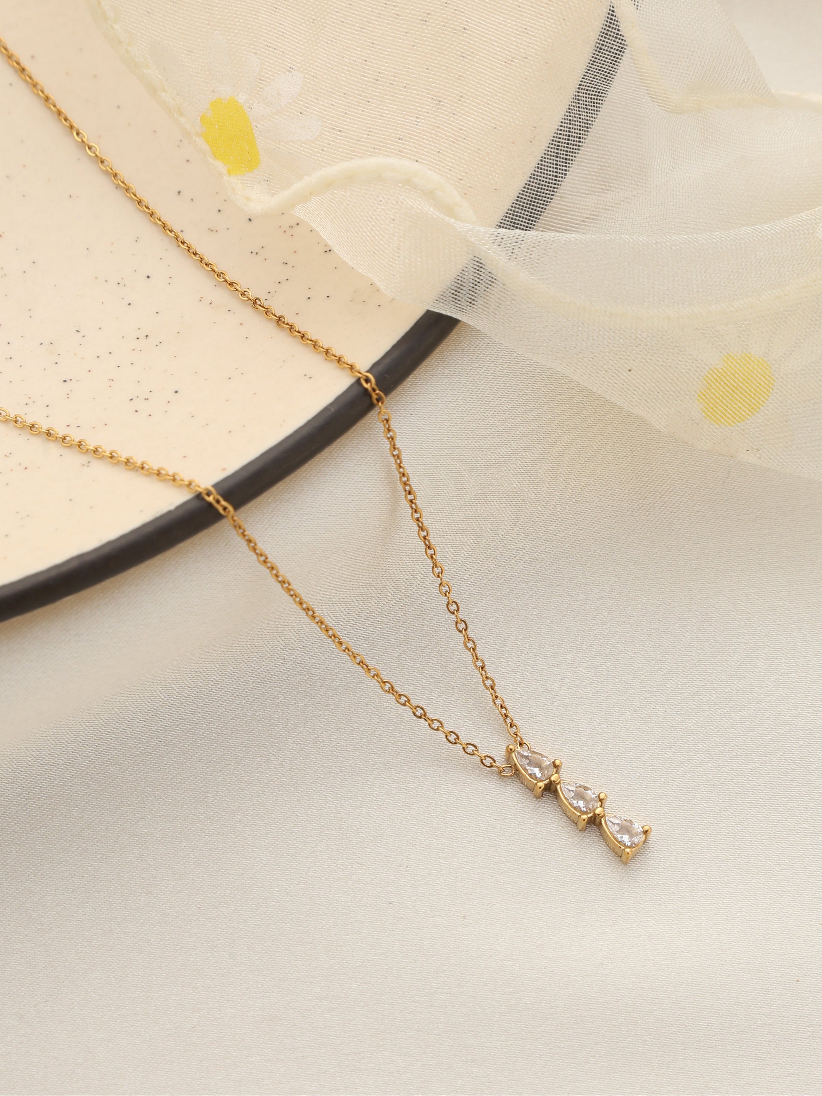 Entwined Solitaire Necklace