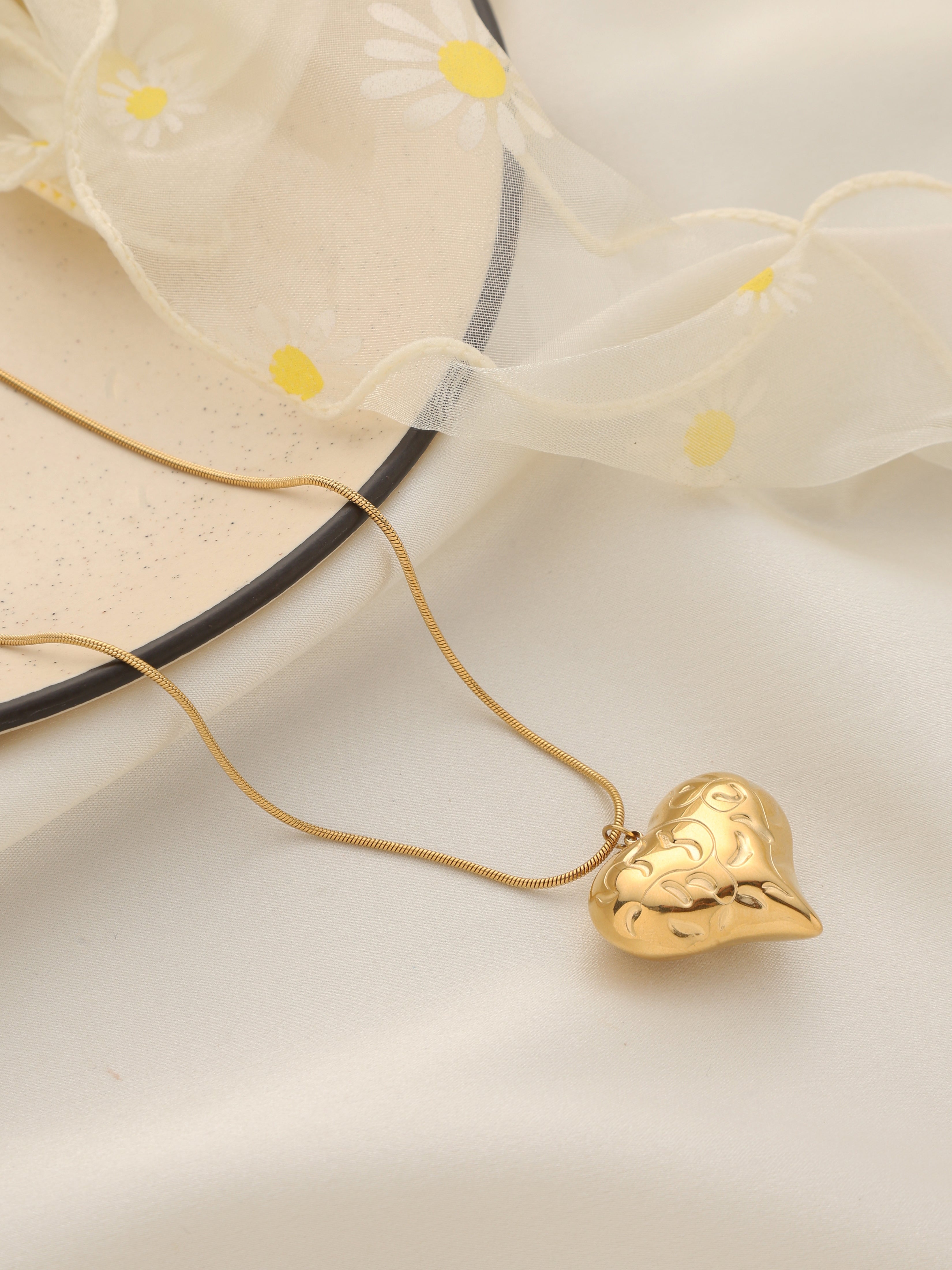 Ella Statement Heart Necklace