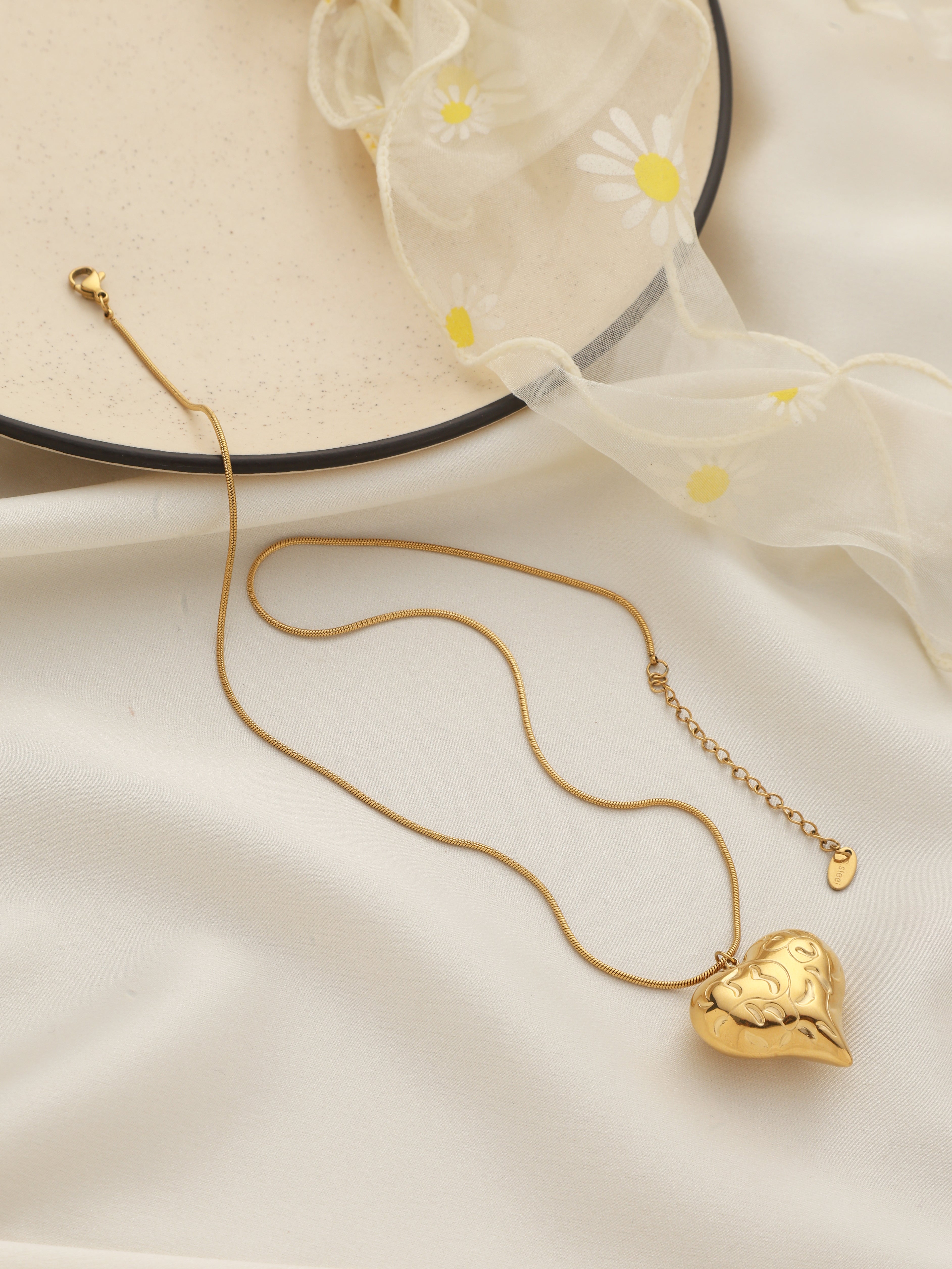 Ella Statement Heart Necklace