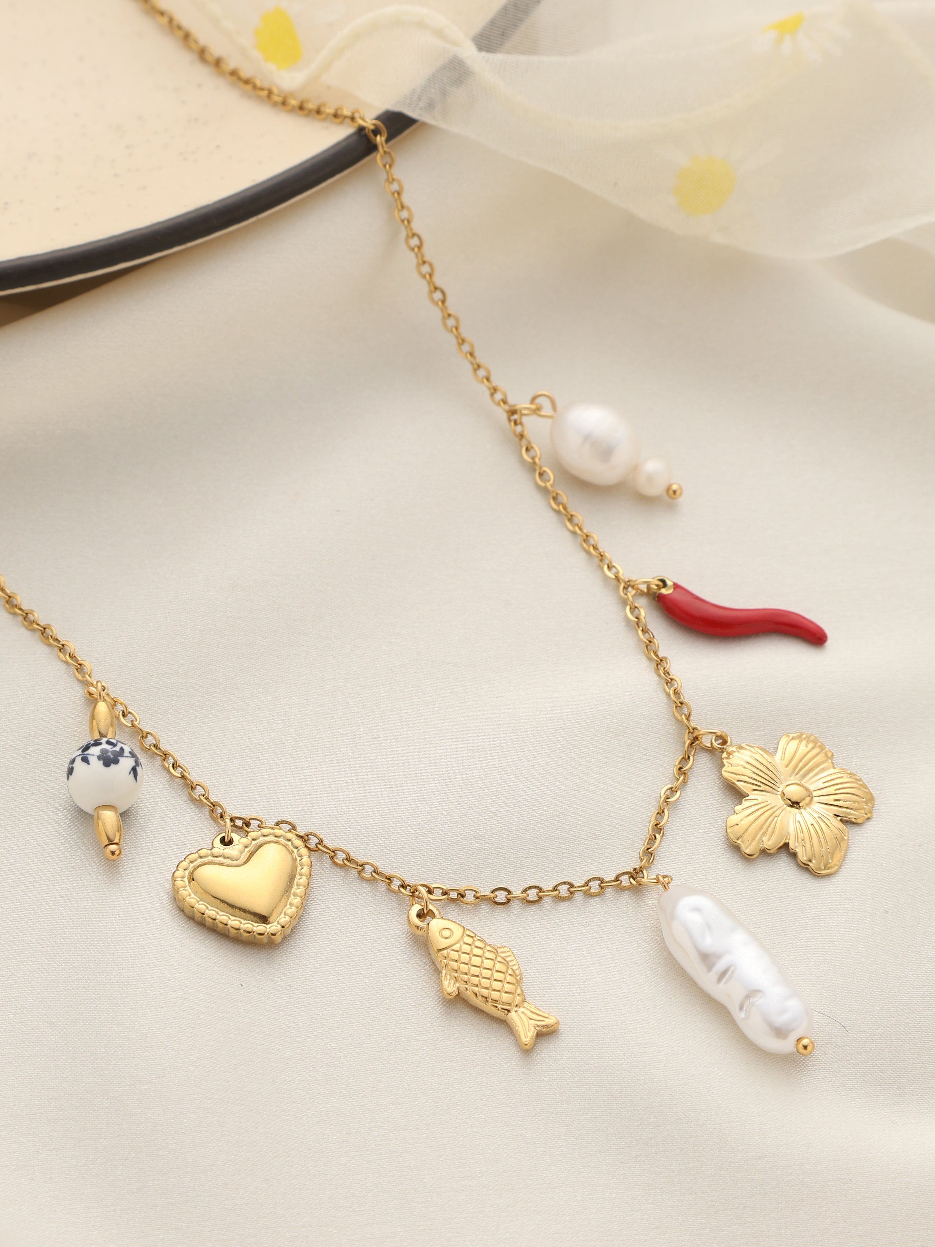 Celeste Charms Necklace