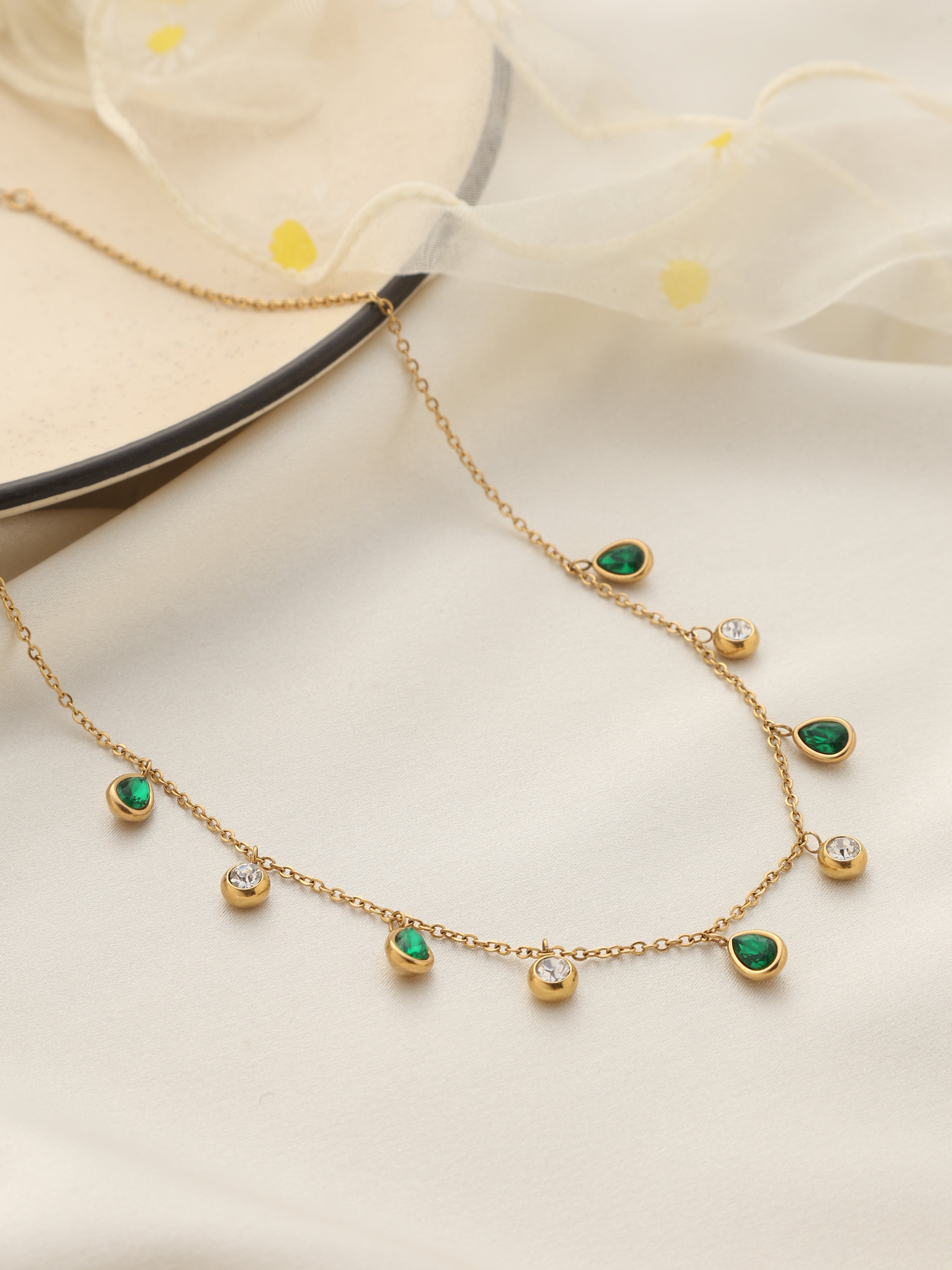 Dazzling Emerald Necklace