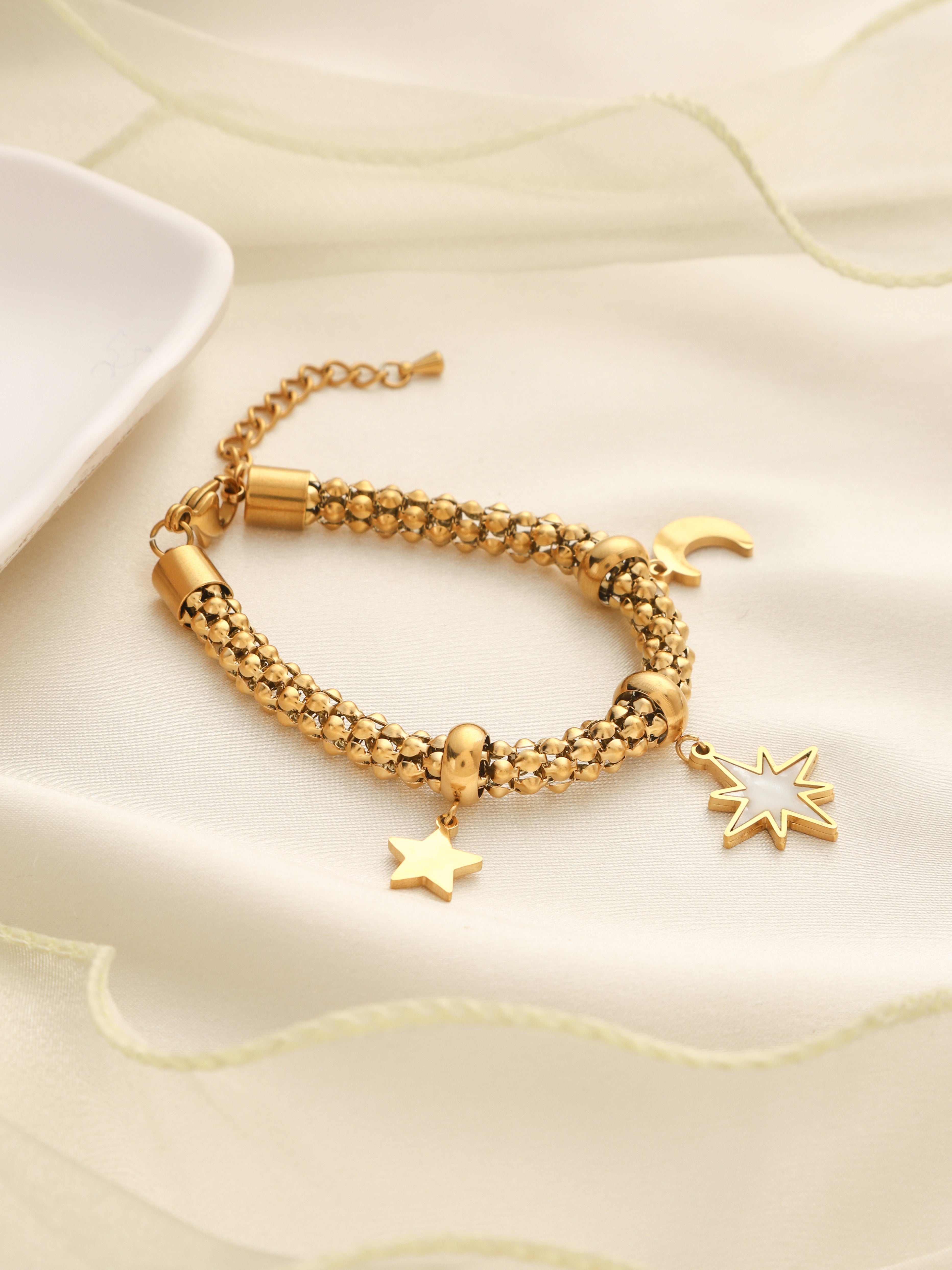 Pringle Star & Moon Bracelet