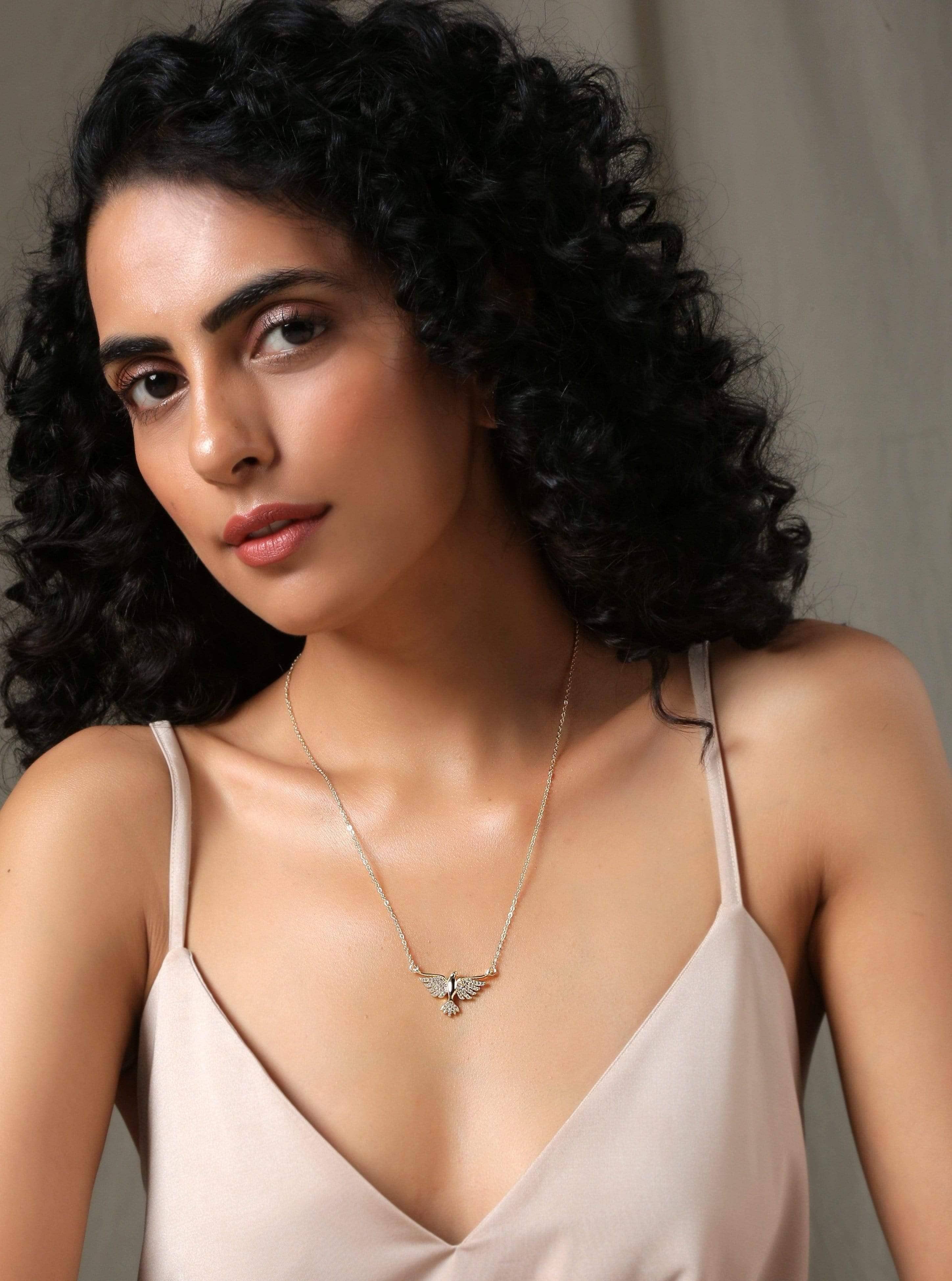 Phase Eight 's Long Sparkle Lariat Necklace in Natural | Lyst UK