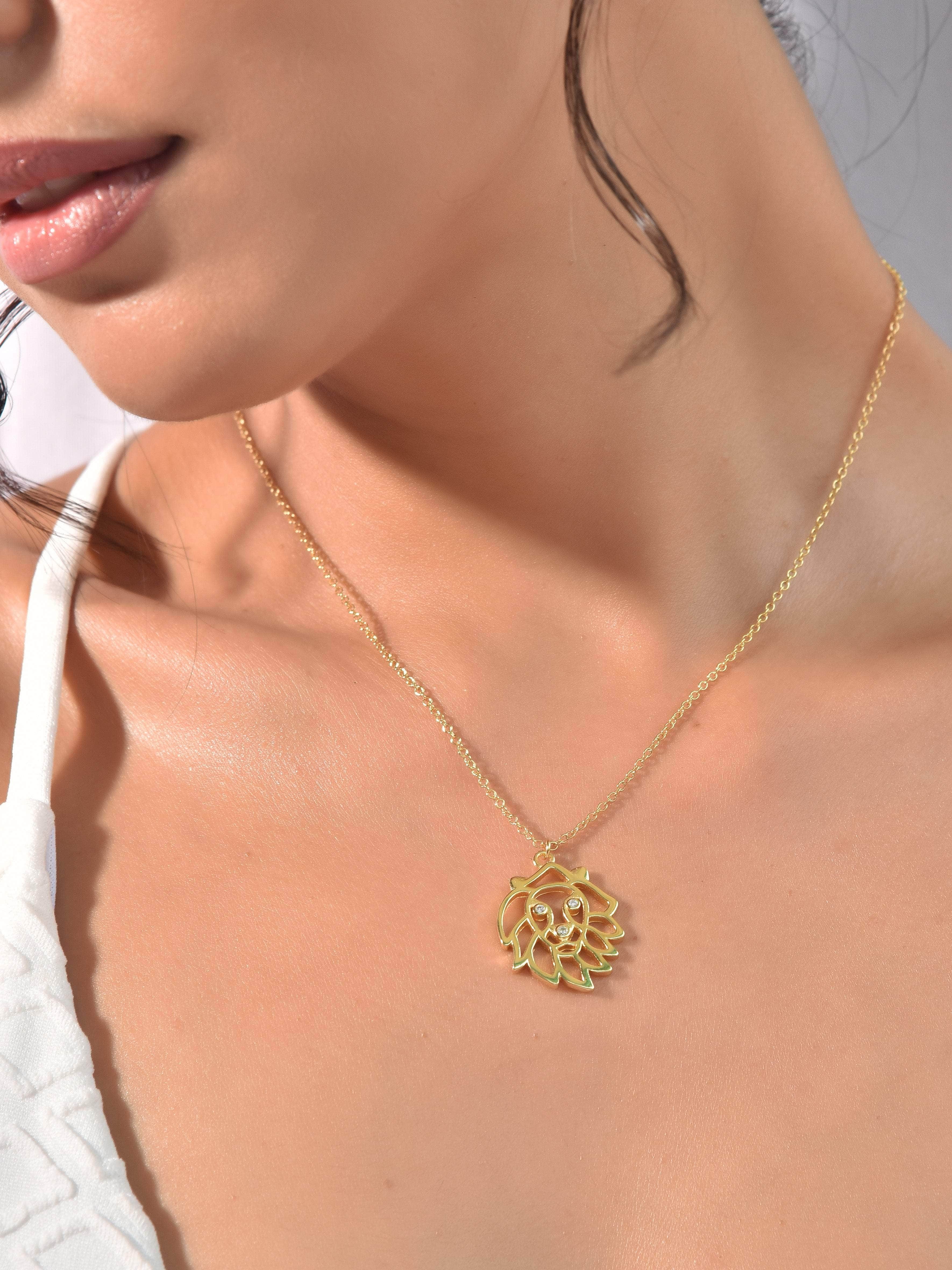 Leo Zodiac Gold Constellation Necklace – Rosie Fortescue Jewellery